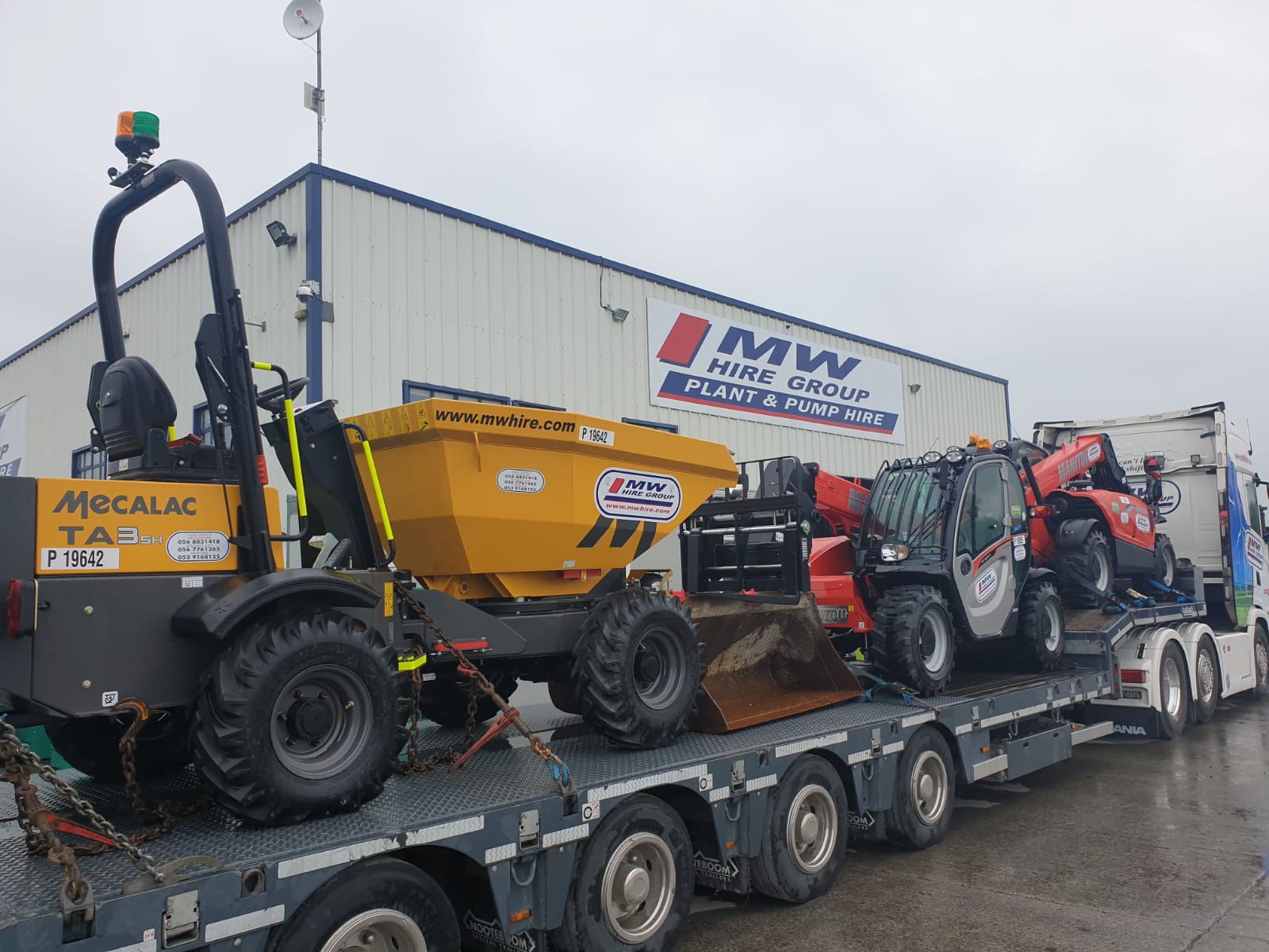 More new gear heading away on rental jobs